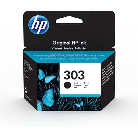 Cartuccia inkjet ink pigmentato 303 HP nero T6N02AE